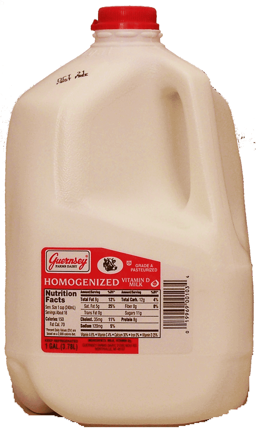 Guernsey  whole vitamin D milk, homogenized Full-Size Picture